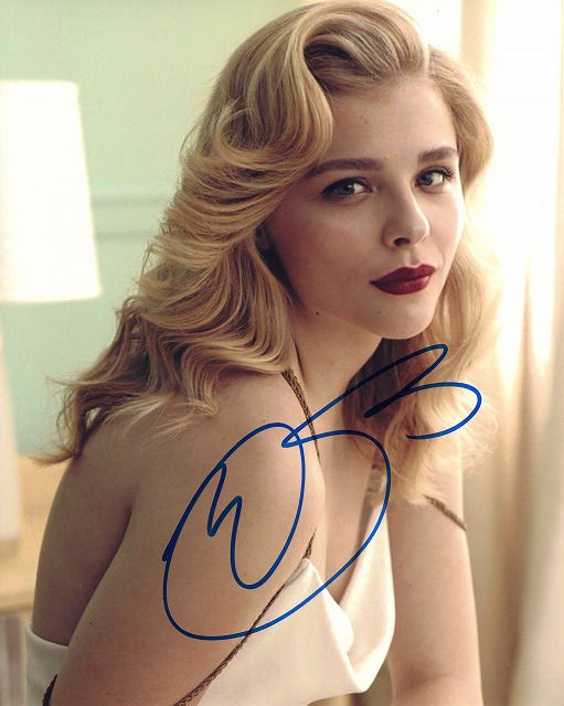 クロエ・グレース・モレッツ直筆サイン入り写真□キック・アス