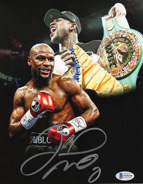 フロイド・メイウェザー 直筆サイン入りフォト ボクシング Mayweather