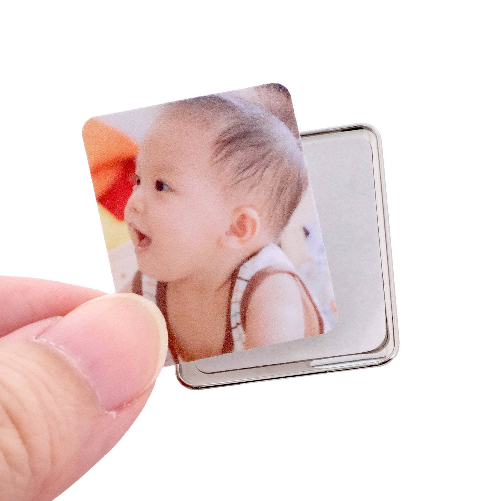 ドームピンズ メタル 長方形 30×25mm シルバー （DAP-K30A）｜パーツ