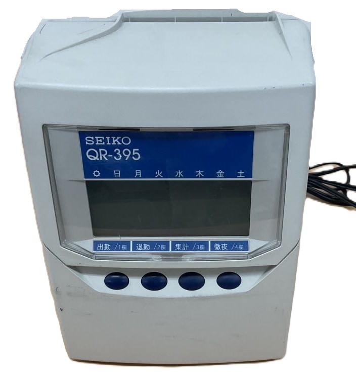 SEIKO タイムレコーダー QR-395 SEIKO タイムレコーダー Z150 Zカード