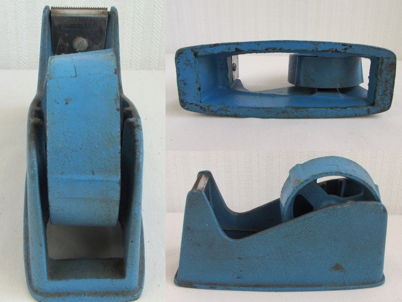 古いテープカッター レトロな鋳物 青 | 昭和レトロ,昭和レトロ生活