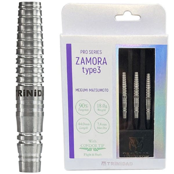 トリニダード Zamora Type3 サモラ3 2BA18g 松本恵選手 ダーツ バレル