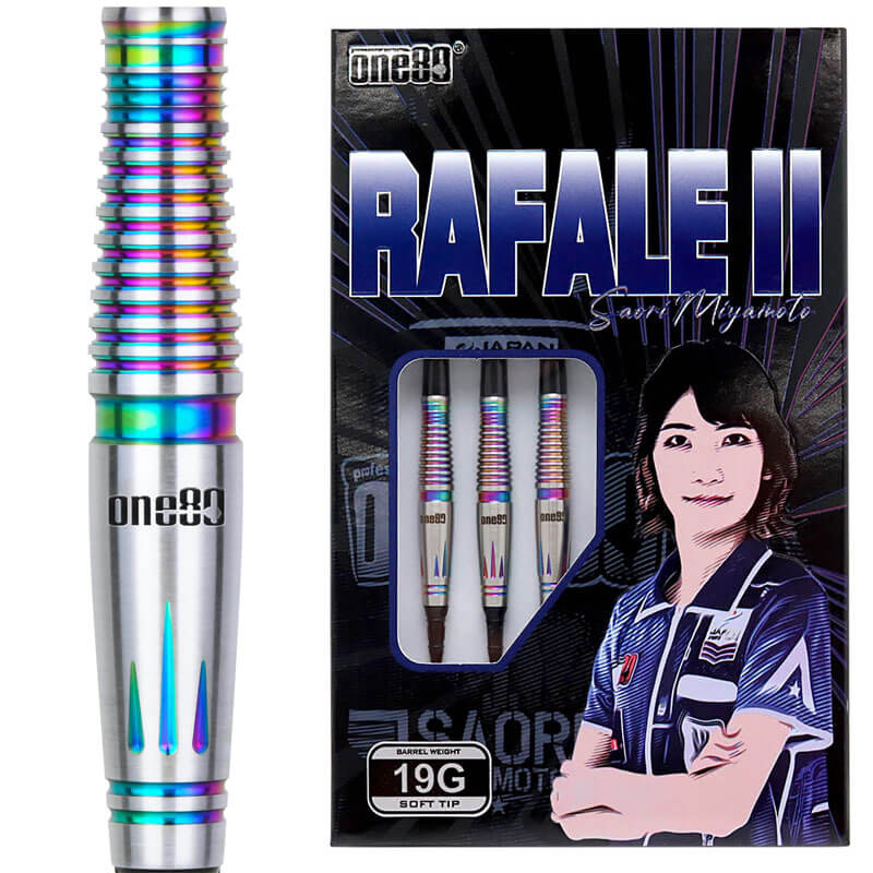 ONE80】ラファール2 カメレオン 2BA19g 宮本沙織選手 ダーツ バレル