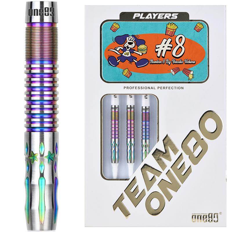 ONE80】#8（ナンバーエイト）エメラルド 2BA19g 上原泰子選手 ダーツ