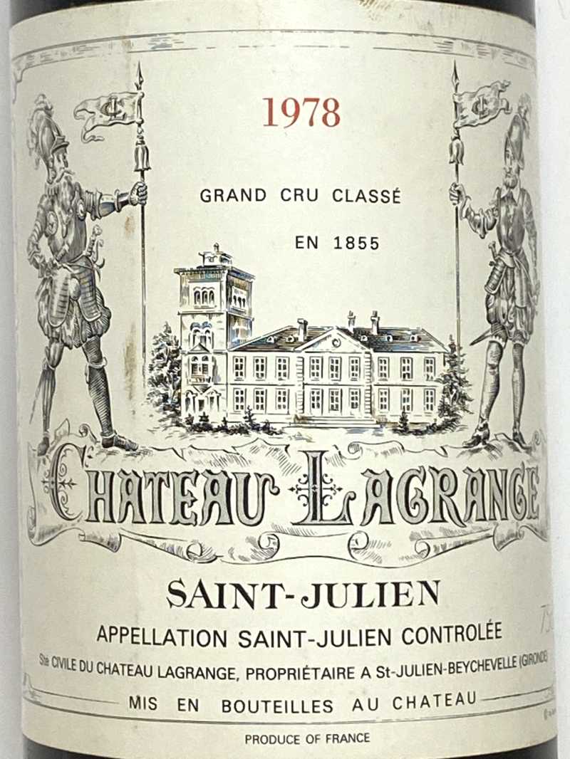1978年 シャトー ラグランジュ 750ml フランス ボルドー 赤ワイン |CH