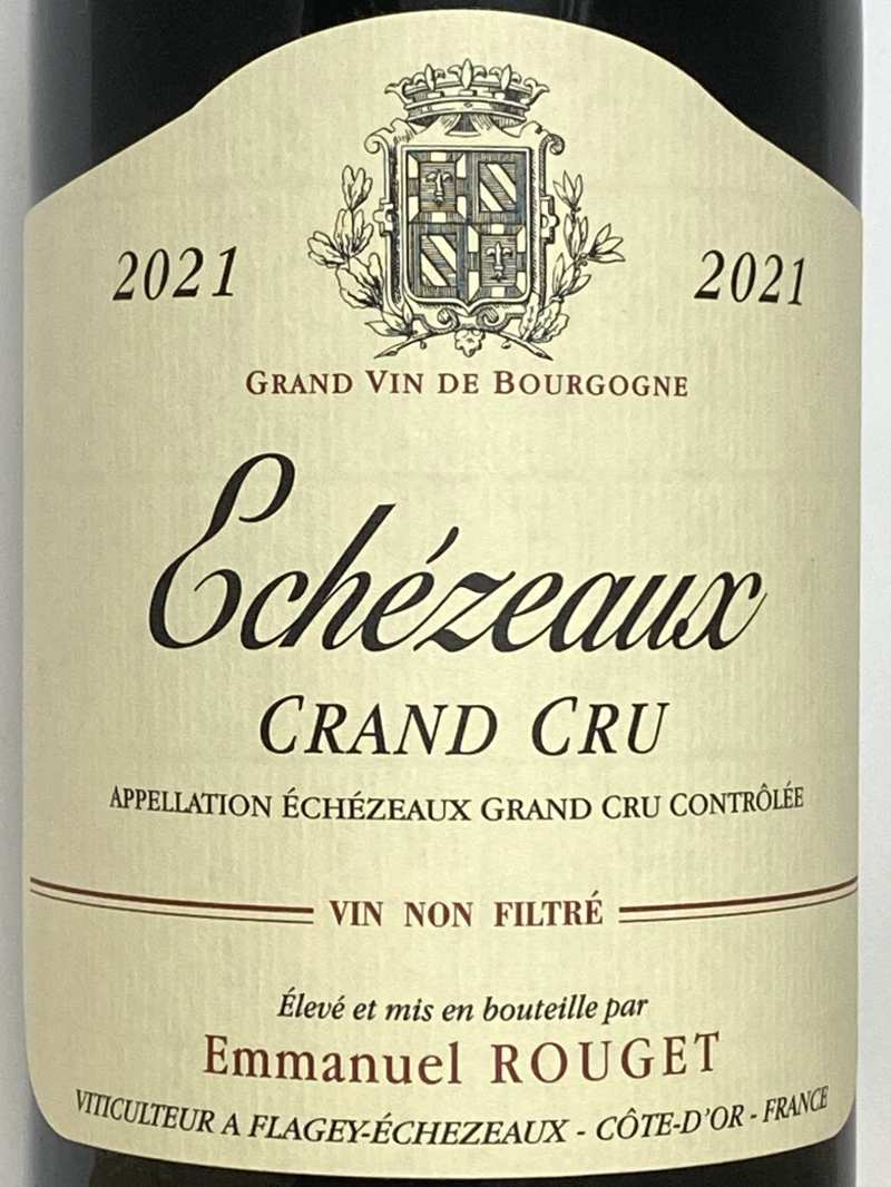 2021年 エマニュエル ルジェ エシェゾー 750ml フランス ブルゴーニュ