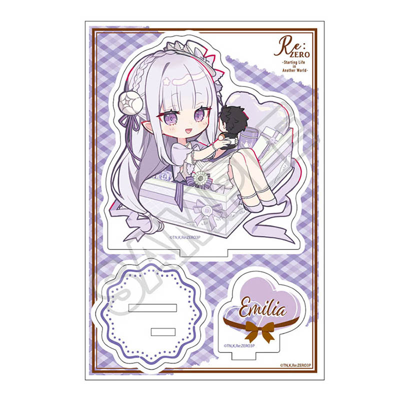 Re:ゼロから始める異世界生活 アクスタ アクキー エミリア バラ可能