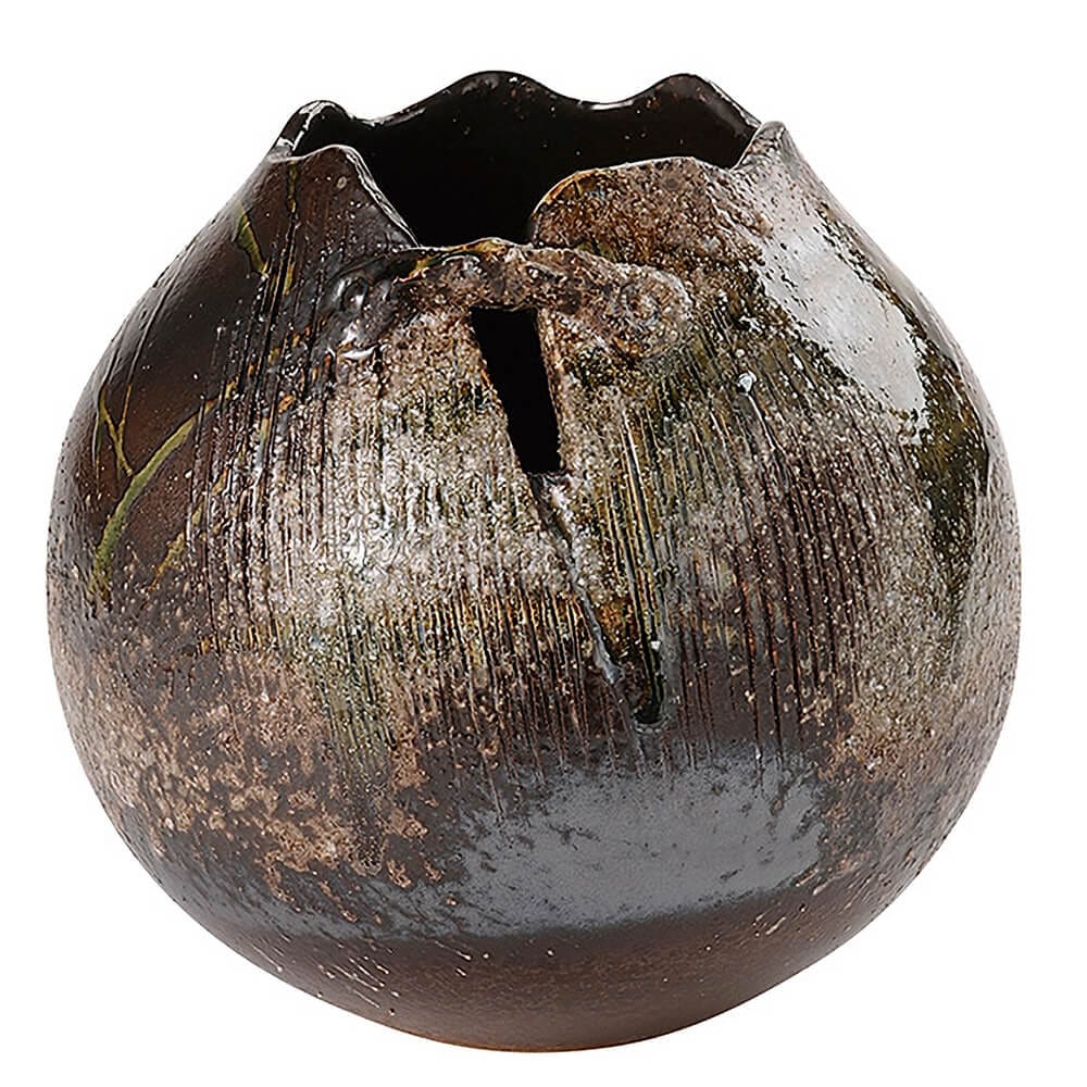 値下しました‼織部花入れ 値下しました‼織部花入れ 値下しました‼織部