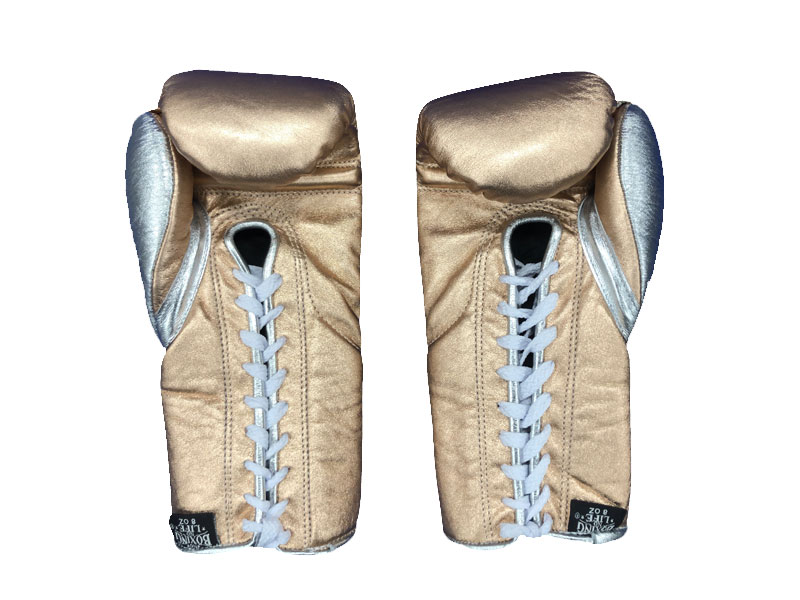 NO BOXING NO LIFE BOXING GLOVE GOLD プロファイトグローブ ローズ