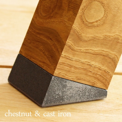 Pen holder」鋳物と木のペンスタンド/Hacoaブランド/北欧風デザイン