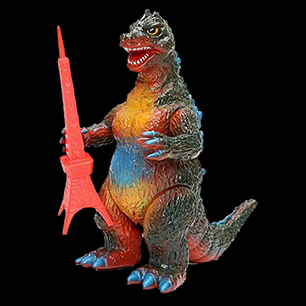 ゴジラ ソフビ 赤目天使 インディーズソフビ ブルマァク マーミット