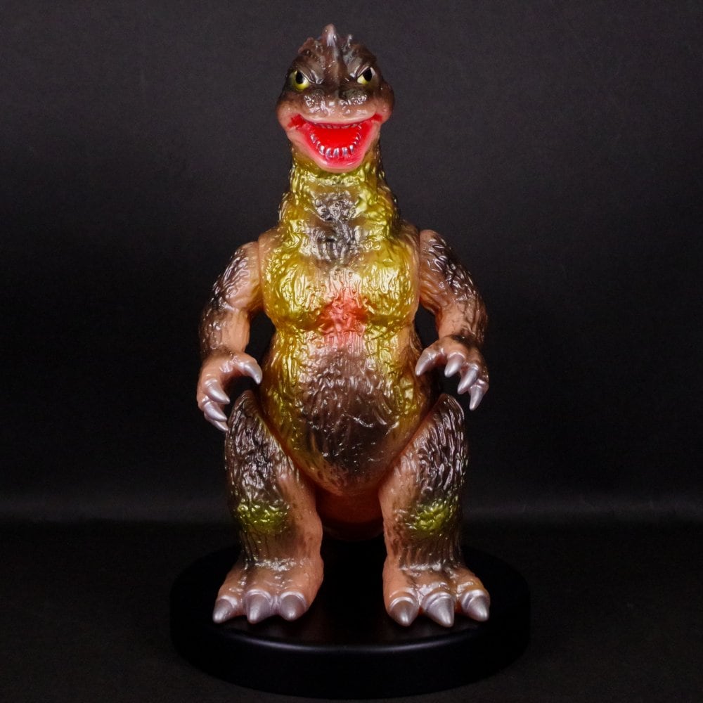 ゴジラ 50年以上前 フィギュア 赤目 ソフビ ブルマァク ソフビ