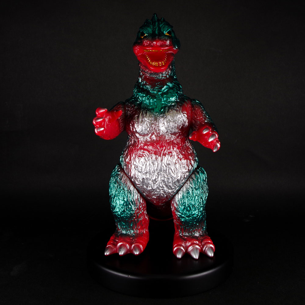 ゴジラ 50年以上前 フィギュア 赤目 ソフビ ブルマァク ソフビ