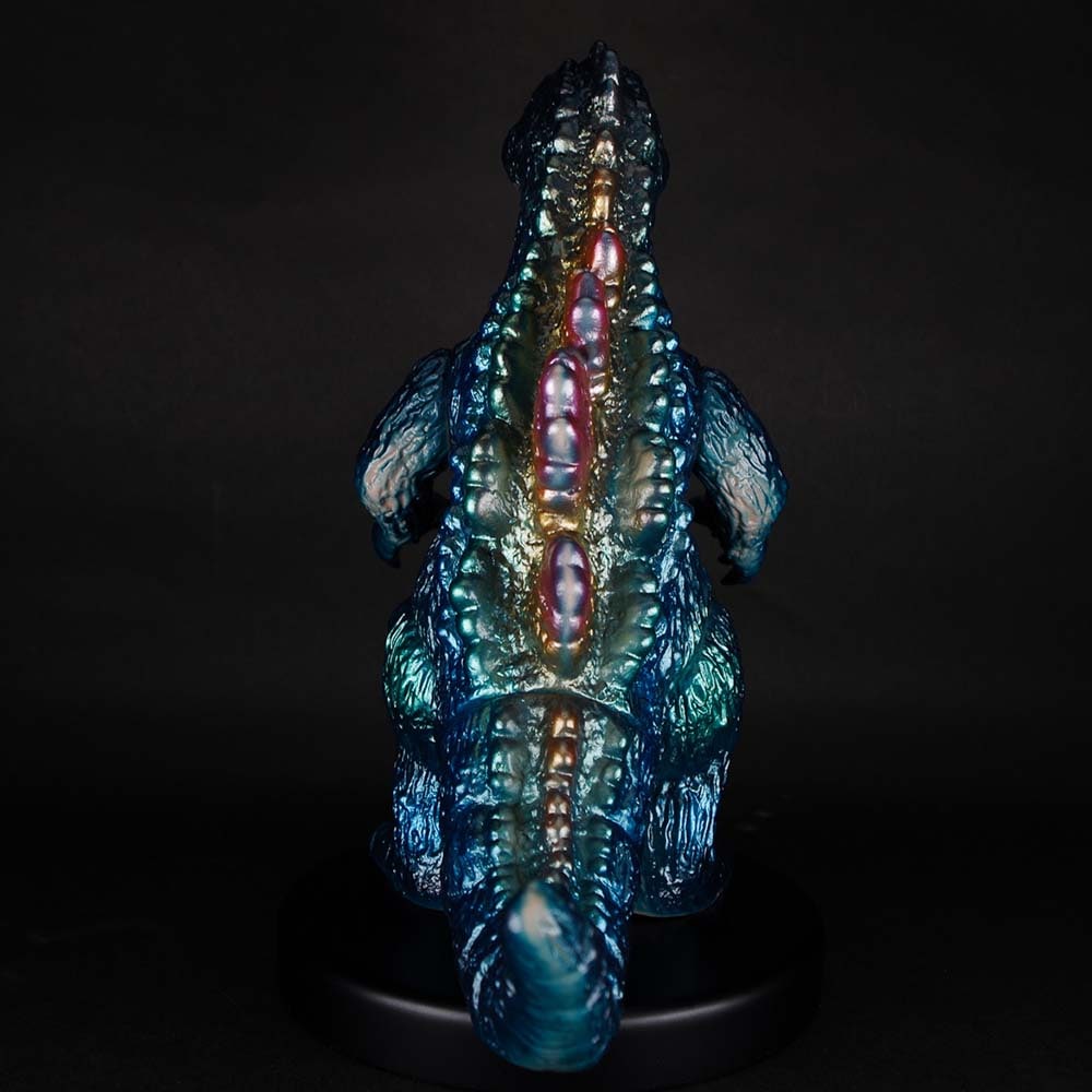 ソフビ】【ブルマァク】ゴジラ50（メタリックブルー）/BULLMARK