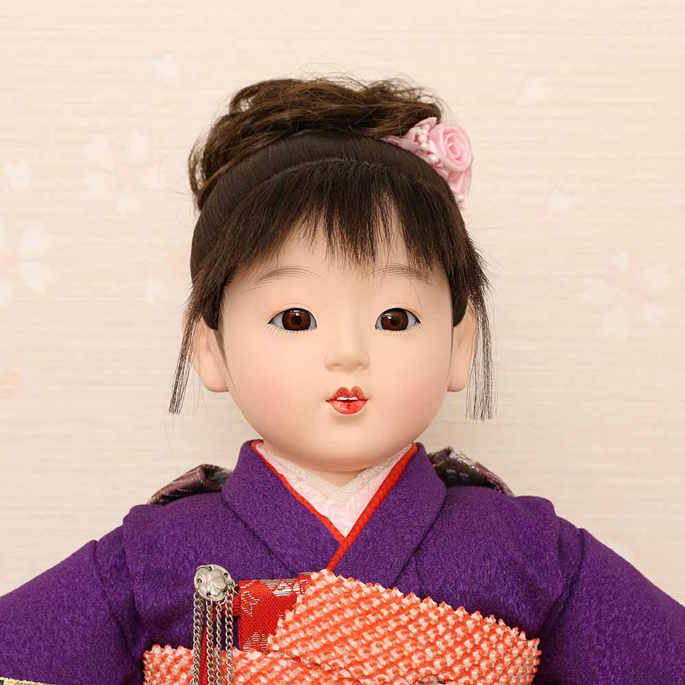 市松人形 齊藤公司作 10号 横幅35cm