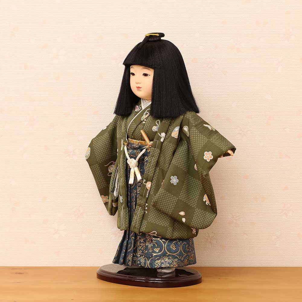 アンティーク 市松人形 銘入り 60cm♪ 大正～昭和 市松人形 抱き人形