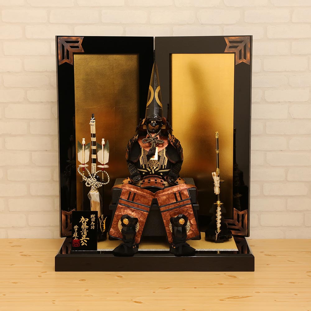 鹿皮本造り 加藤清正公 特製兜 鉄製総重量6.7キロ 傾奇者 勝ち兜 鹿皮