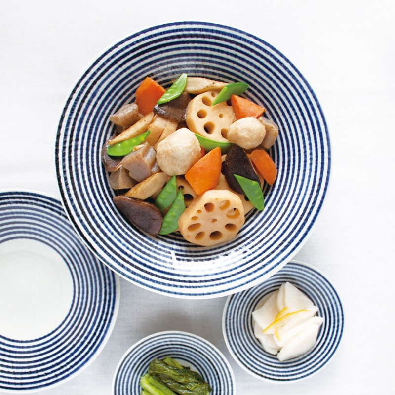 那波翔英 伊羅保組鉢 5客 共箱 懐石 那波翔英 伊羅保組鉢 5客 共箱