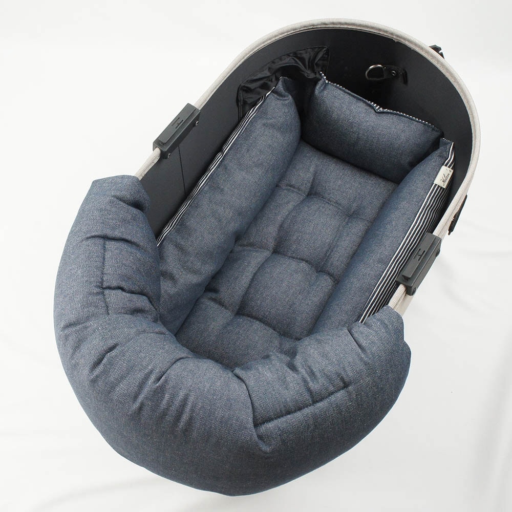 ペットカート・バギー用 ぷくぷく あごのせクッション ヒッコリー