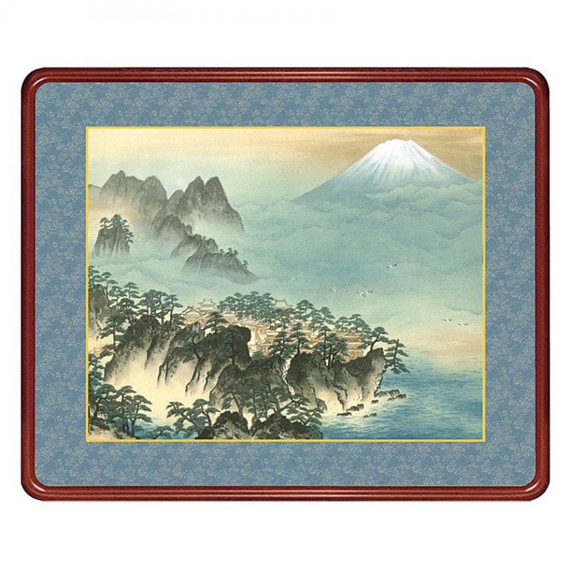 掛け軸-横山大観-蓬莱山-絹本-逸品-複製希少-美品です。 複製画】掛軸 横山