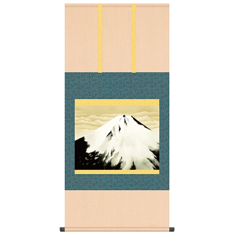 横山大観『神国日本』掛軸 : アートの友社 横山大観『神国日本』掛軸