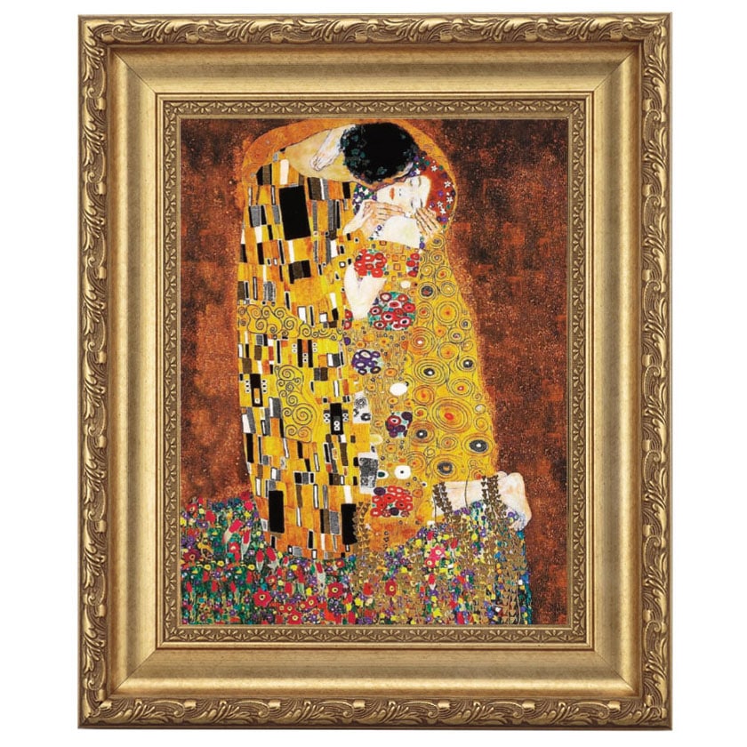 グスタフ・クリムト 「接吻」 4号 立体複製名画 【5％ポイント還元中