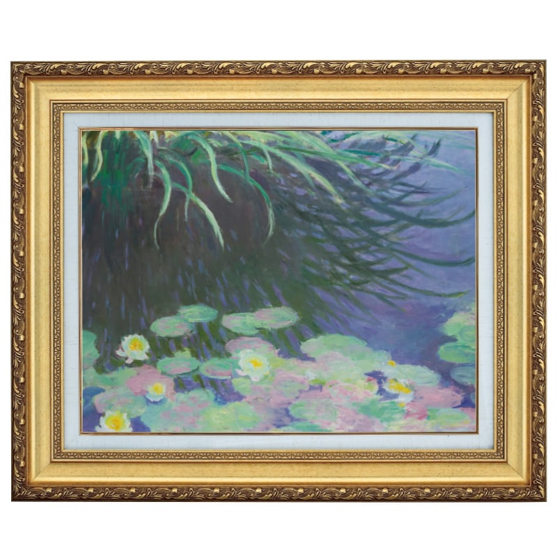 モネ 「睡蓮と水面に映る草」 10号 立体複製名画 【5％ポイント還元中