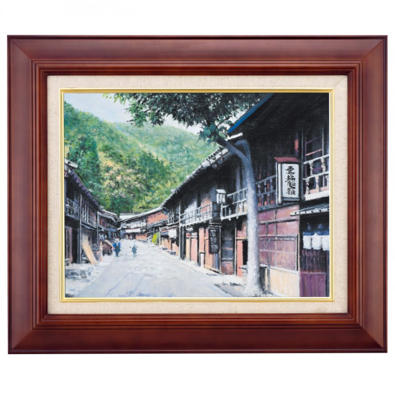 作家印あり 1932 物故日本作家 初期油彩 風景画 油絵 美術品 作家印