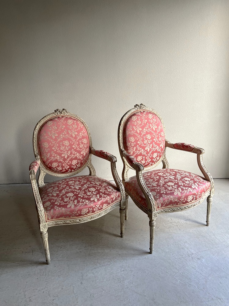 ③フランスアンティーク ルイ16世様式 チェアLouis XVI 椅子 ショップ