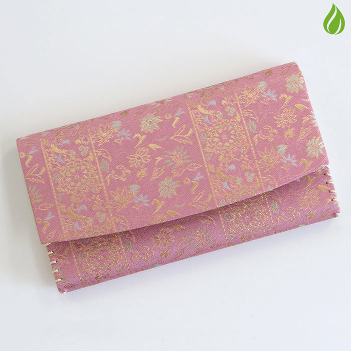 茶道具 名物裂 三ツ折（懐紙入） 花文更紗 （かもんさらさ）