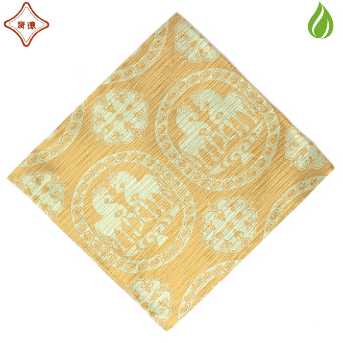 茶道具 古帛紗 北村徳齋 令和8年 干支古帛紗「午」山吹（やまぶき）