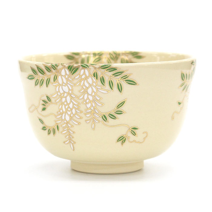 茶道具 抹茶茶碗 宮地英香作 仁清 藤