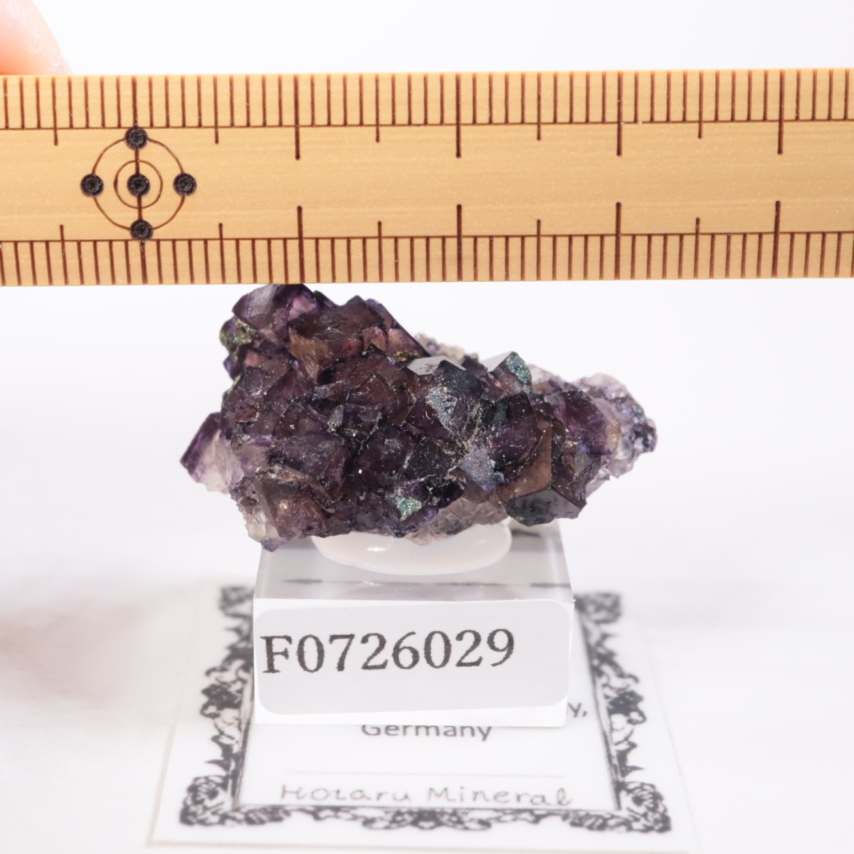 284 マルチカラー フローライト＆キャルコパイライト ドイツ産 284