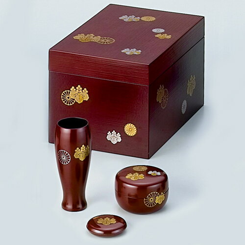 茶道具 茶箱】 茶箱セット 高台寺 うるみ (棗・香合・茶筅筒付き) | 茶