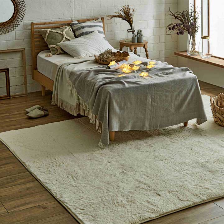 洗える ふわふわラグ フィリップ 滑り止め｜イケヒコ公式通販