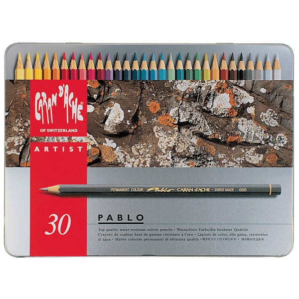 カランダッシュ 色鉛筆 パブロ 30色缶入｜【カランダッシュ/CARAN D