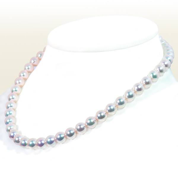 1943 美品❣️天女級のテリ❣️pt900❣️あこや真珠8mm ピアス Aly