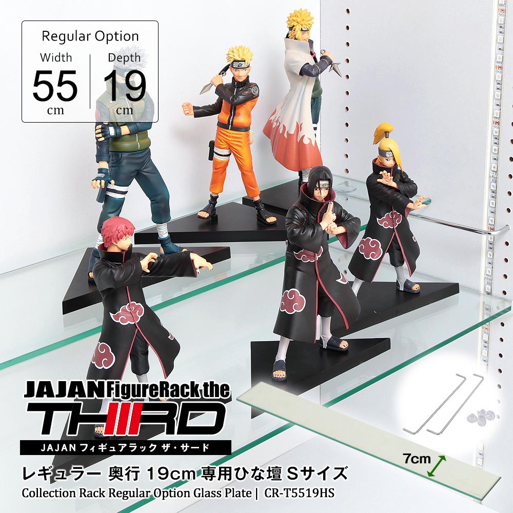 幅55cmコレクションラックレギュラータイプ 専用オプション 奥行19cm