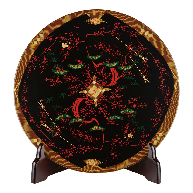 会津漆器 屏風 茶 12月屏風 鷺 | 屏風 | 伝統工芸品・和風記念品 通販