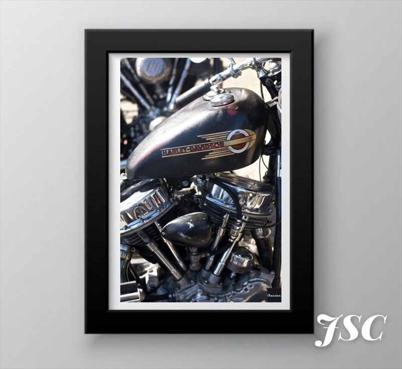 タトゥースタジオヤマダ ハーレーダビッドソン パンヘッドポスター