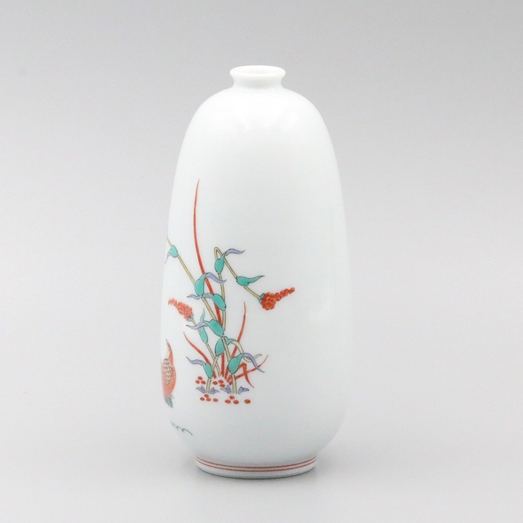 一輪生 長形 粟鶉文 | 一輪生 | 柿右衛門窯公式オンラインショップ