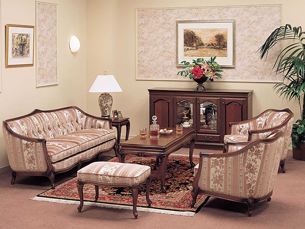 マルニ木工 ビンテージ サイドテーブル ランプテーブル 花台 孔雀