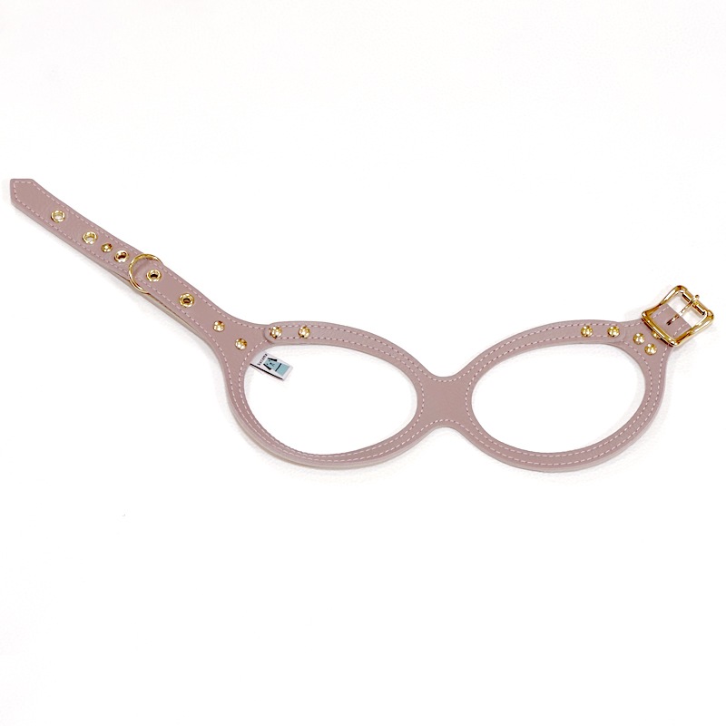 メガネハーネス ローズグレージュ 商品詳細：犬のグッズ通販 kazama