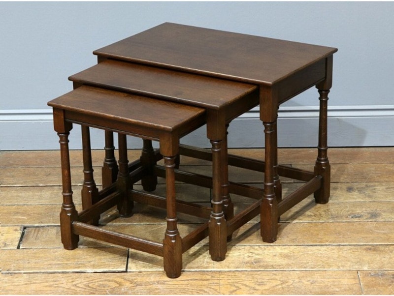 イギリス アンティーク家具 ネストテーブル 1940年頃 750A イギリス