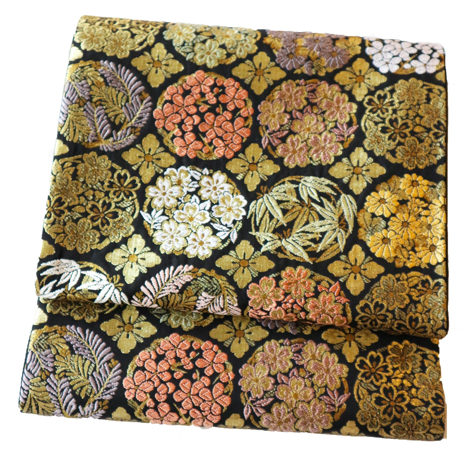 西陣織大光謹製袋帯「箔綴唐織 花枝丸」 | 販売着物商品,袋帯,礼装用