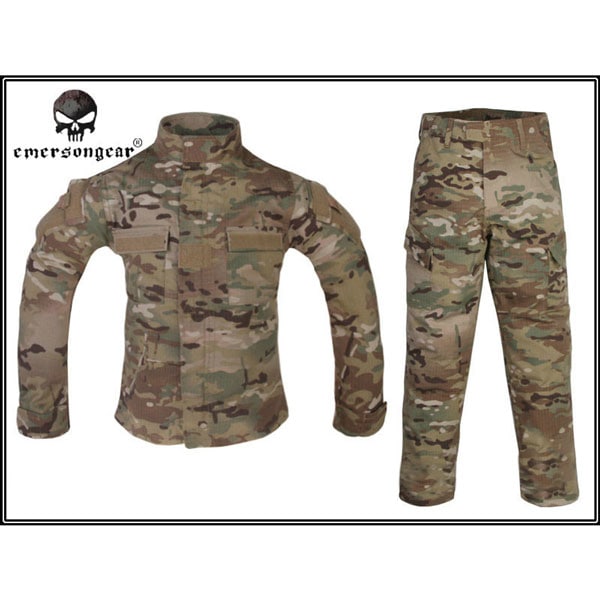 EmersonGear [エマーソンギア] 子供向け 迷彩服 上下セット マルチカム
