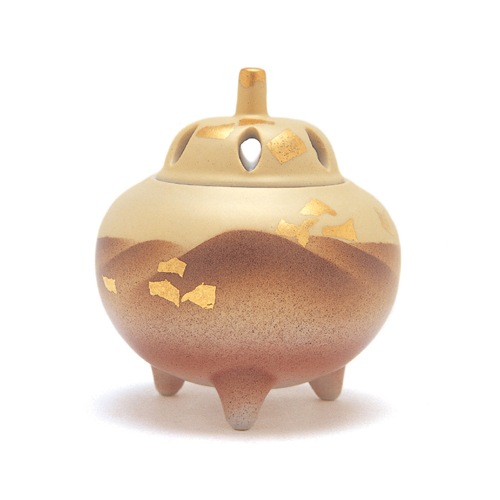 香炉小紋に唐子山中国盛作九谷焼