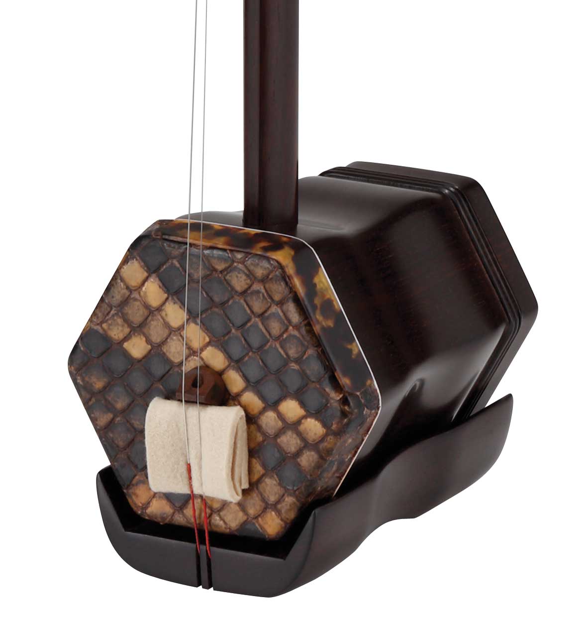 新品未使用]二胡 明清旧料老紅木 李揚制 ☆10種類の駒セットをおまけで