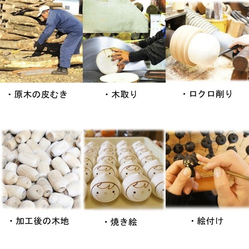 パンダコパンダ こけし パパンダ 【 卯三郎こけし 】 プレゼント