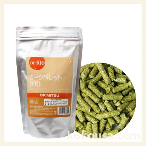 ミックス牧草ペレット100 400gの通販はココロのおうち